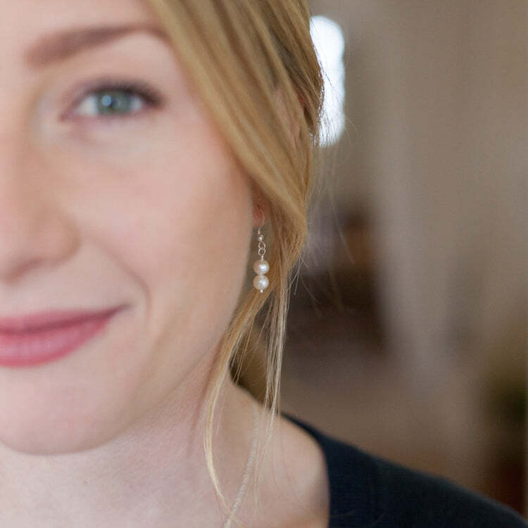 Essential Pearl Earrings (Sterling Silver)