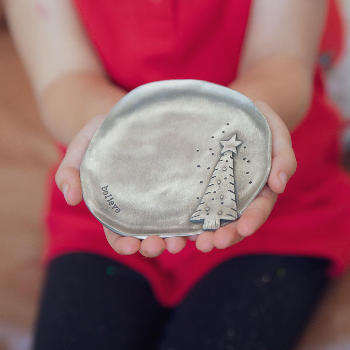 Santa Plate (Pewter)