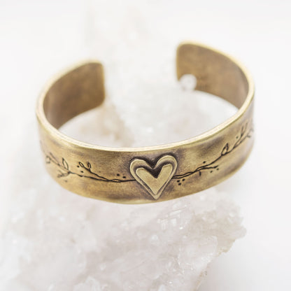Let Love Grow Cuff (Gold Plated)