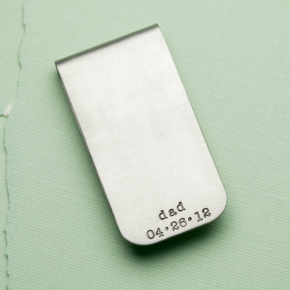Dads Money Clip (Stainless Steel)