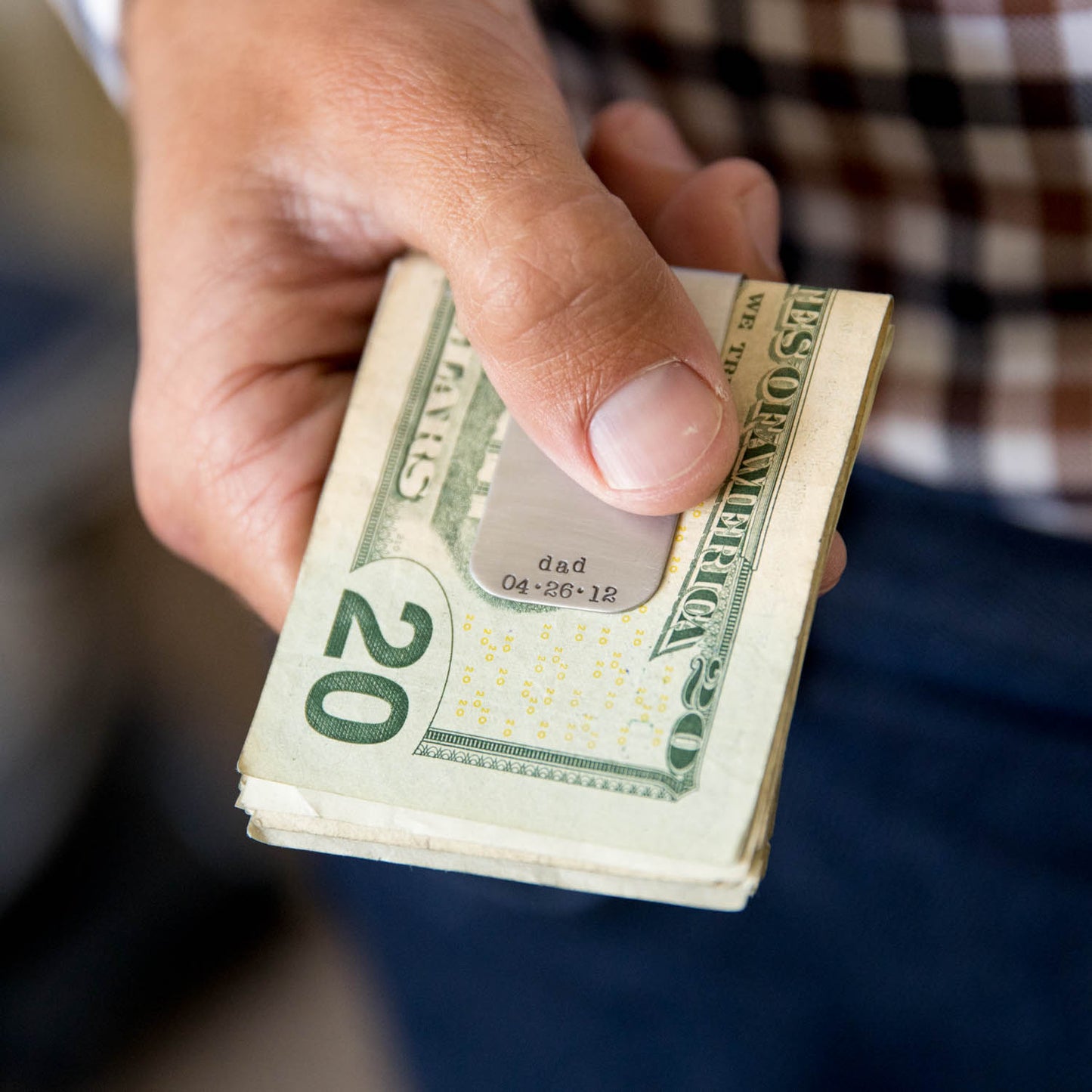 Dads Money Clip (Stainless Steel)