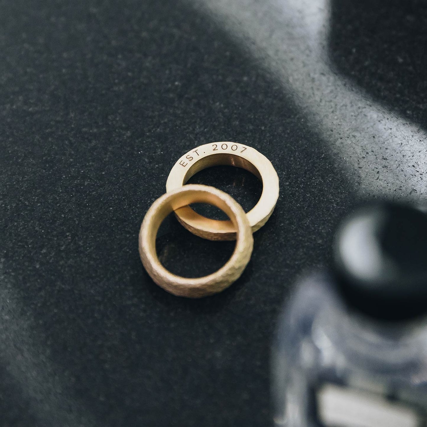 Life Together Ring Pair (14K Solid Gold)