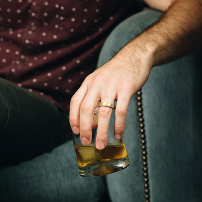 Withstand Stacking Ring (10K Solid Gold)