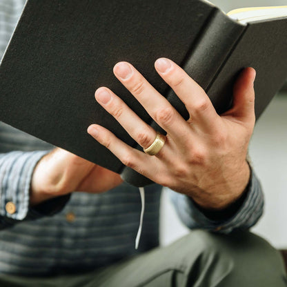 Collide With The Sky Ring (Textured 10K Solid Gold)