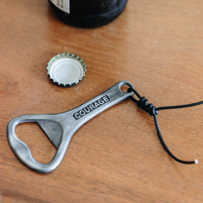 Vintage Bottle Opener Brave (Zinc)