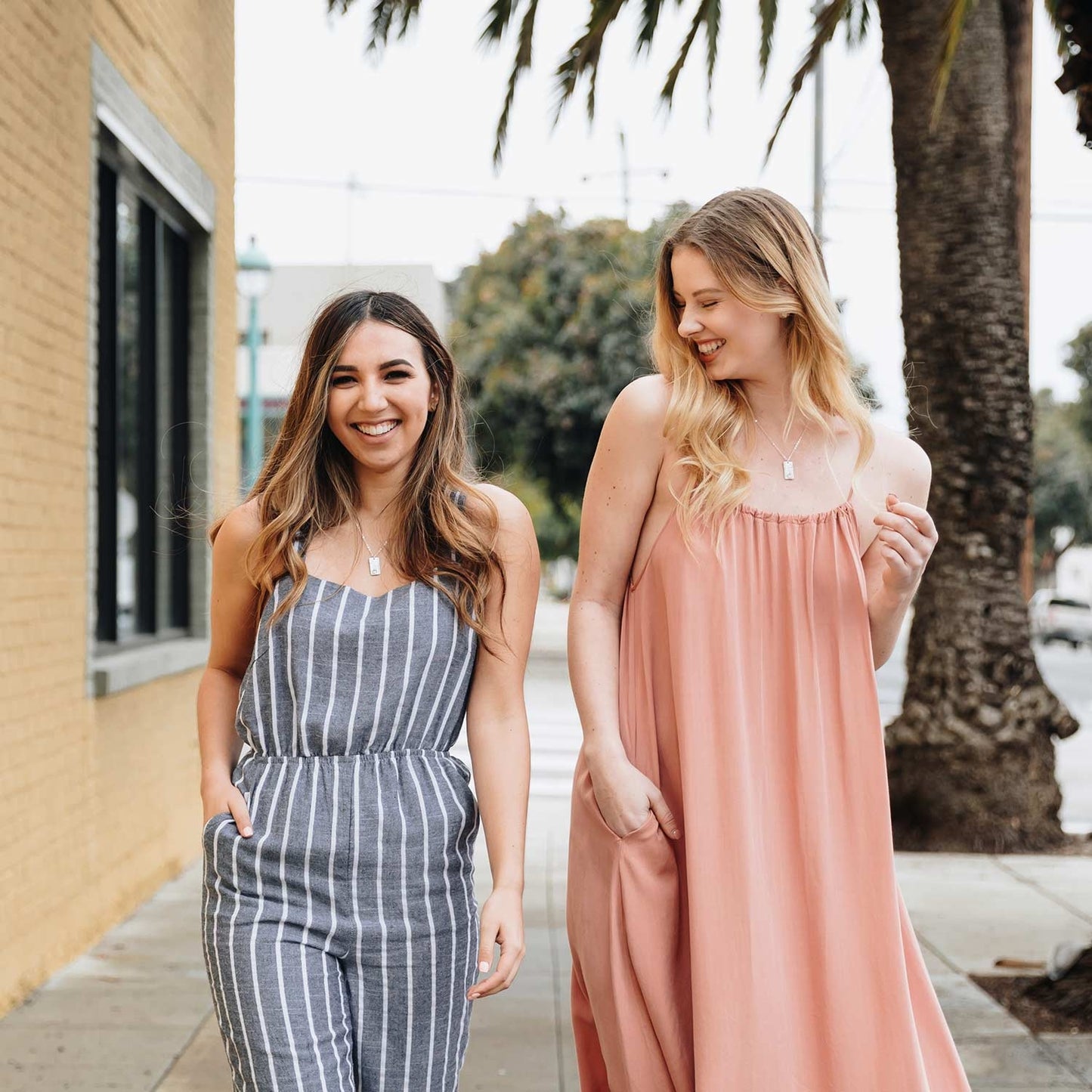 Coffee And Tea Necklace Set (Sterling Silver)