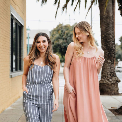 Coffee And Tea Necklace Set (Sterling Silver)