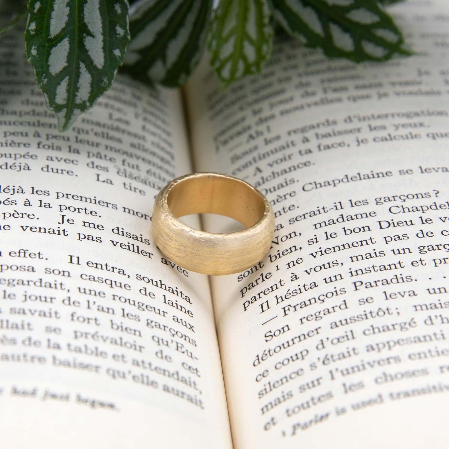 Collide With The Sky Ring (Textured 14K Solid Gold) - Lisa Leonard Designs