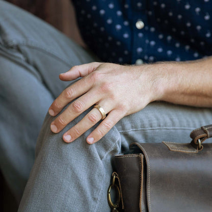 Withstand Stacking Ring (10K Solid Gold)