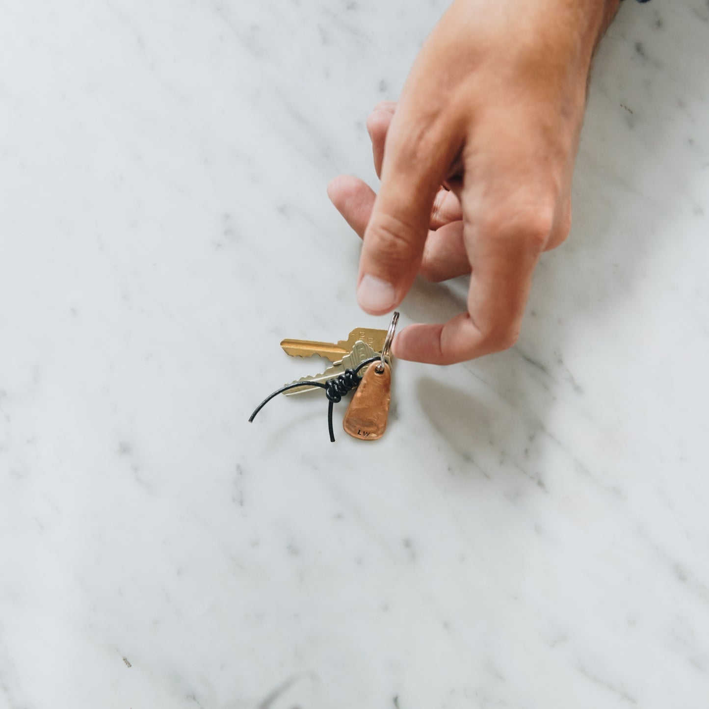 Hold Fast Key Ring (Brass)