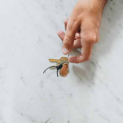 Hold Fast Key Ring (Brass)