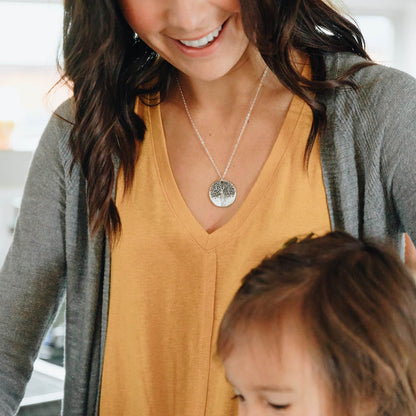 Family Tree Necklace (Sterling Silver)