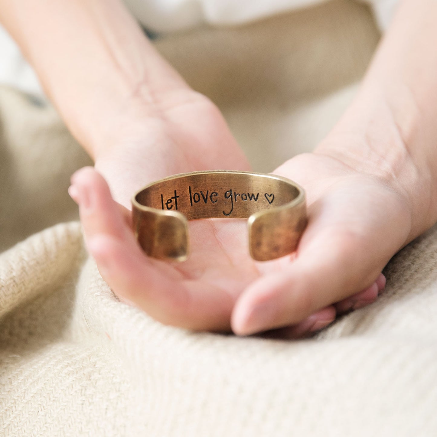 Let Love Grow Cuff (Gold Plated)