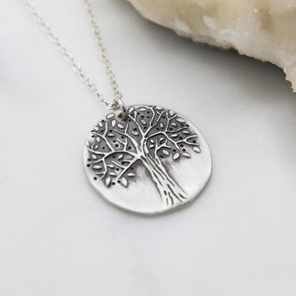 Family Tree Necklace (Sterling Silver)