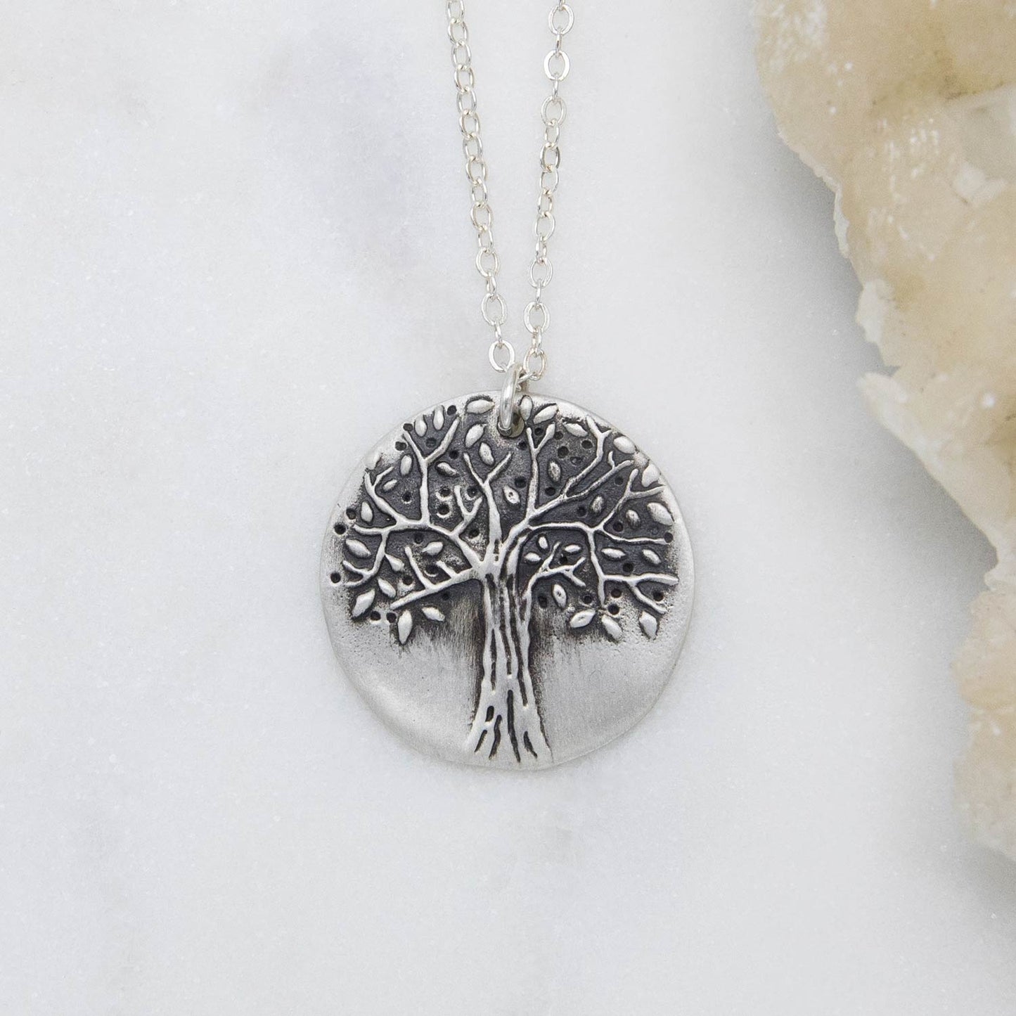 Family Tree Necklace (Sterling Silver)