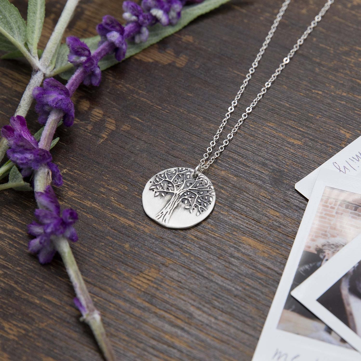 Family Tree Necklace (Sterling Silver)
