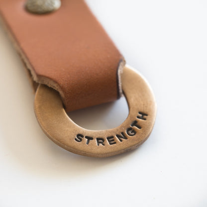 Totality Strength Key Ring (Brass)