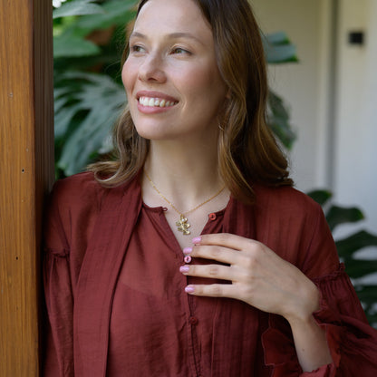 Heaps of Love Necklace (Gold Plated)