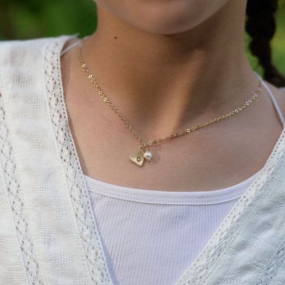 Heaps of Love Necklace (Gold Plated)