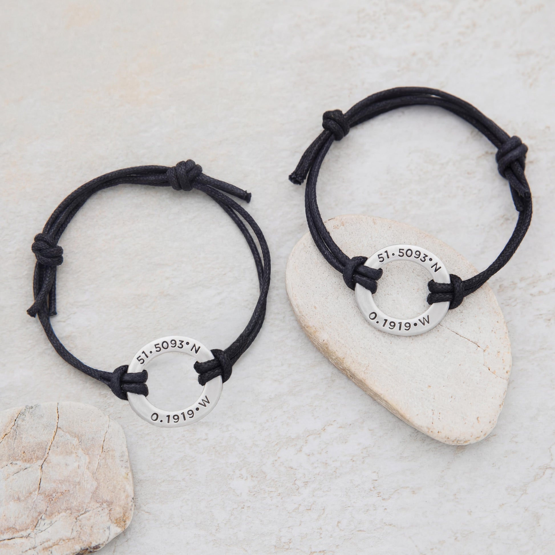 Lasting Bond Bracelet Set (Black) - Lisa Leonard Designs
