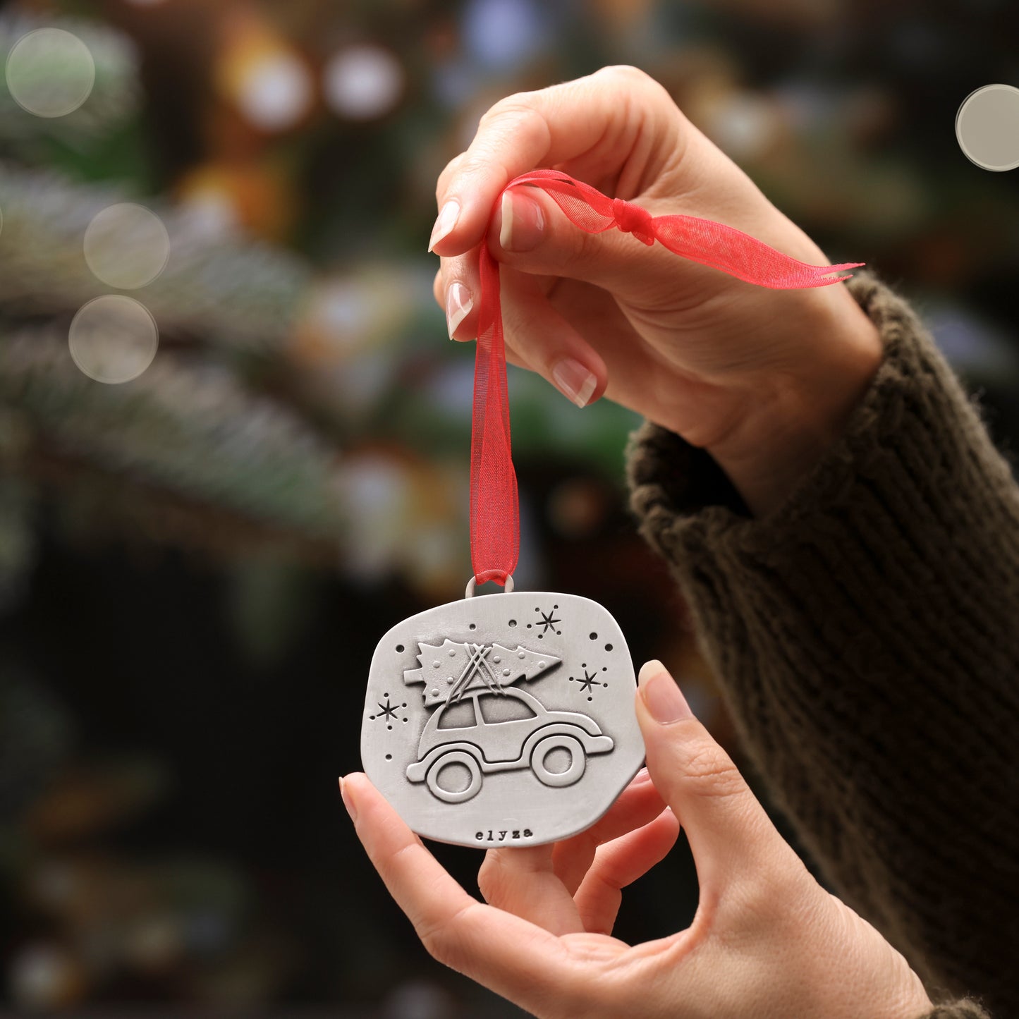 Tree Farm Ornament (Pewter)