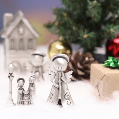 Angel With Flute (Pewter)