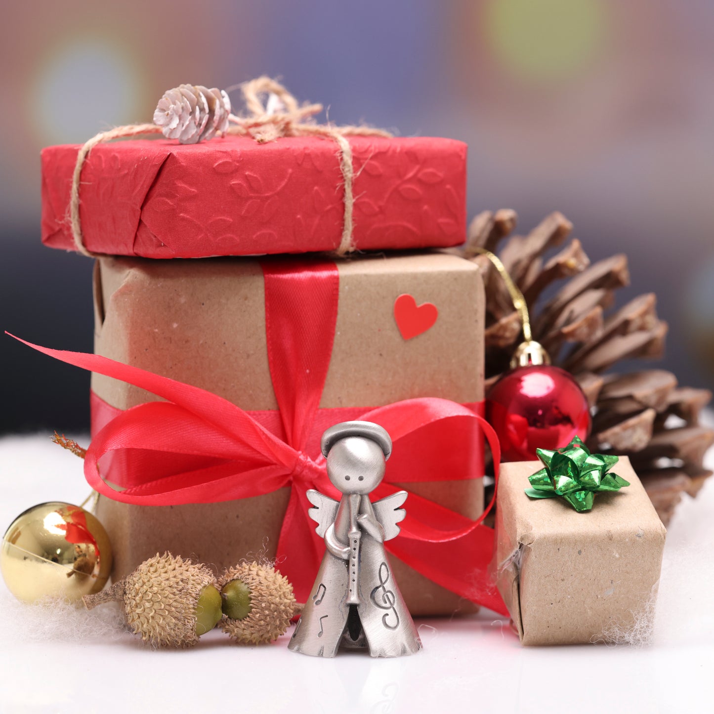 Angel With Flute (Pewter)