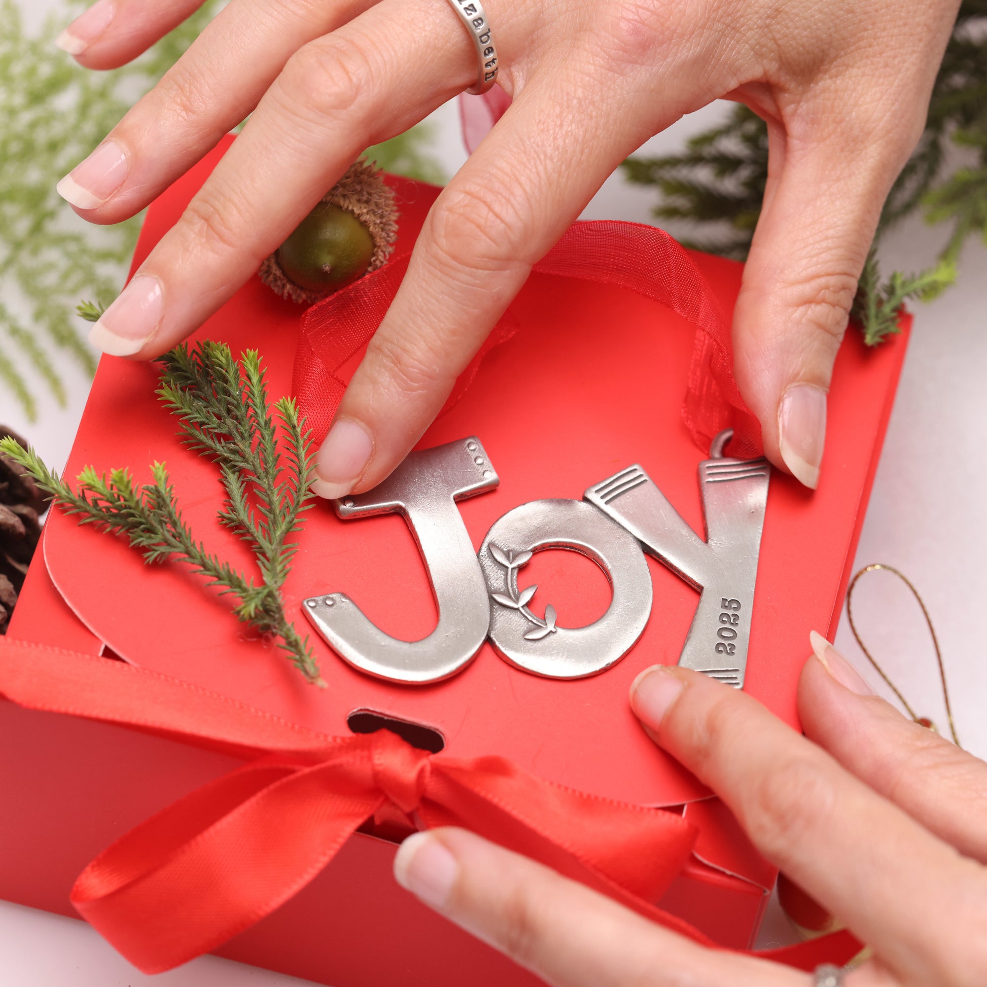 Season Of Joy Ornament (Pewter) - Lisa Leonard Designs