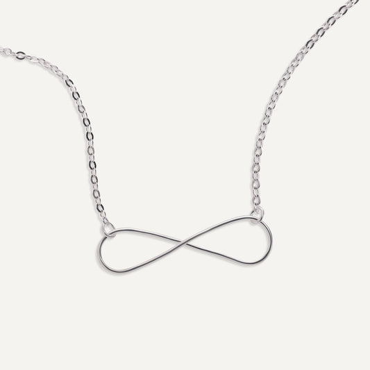 Forever, For Always Infinity Necklace (Sterling Silver)