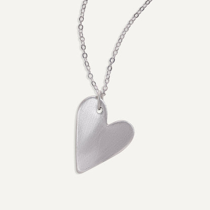 Dear Heart Necklace (Pewter)