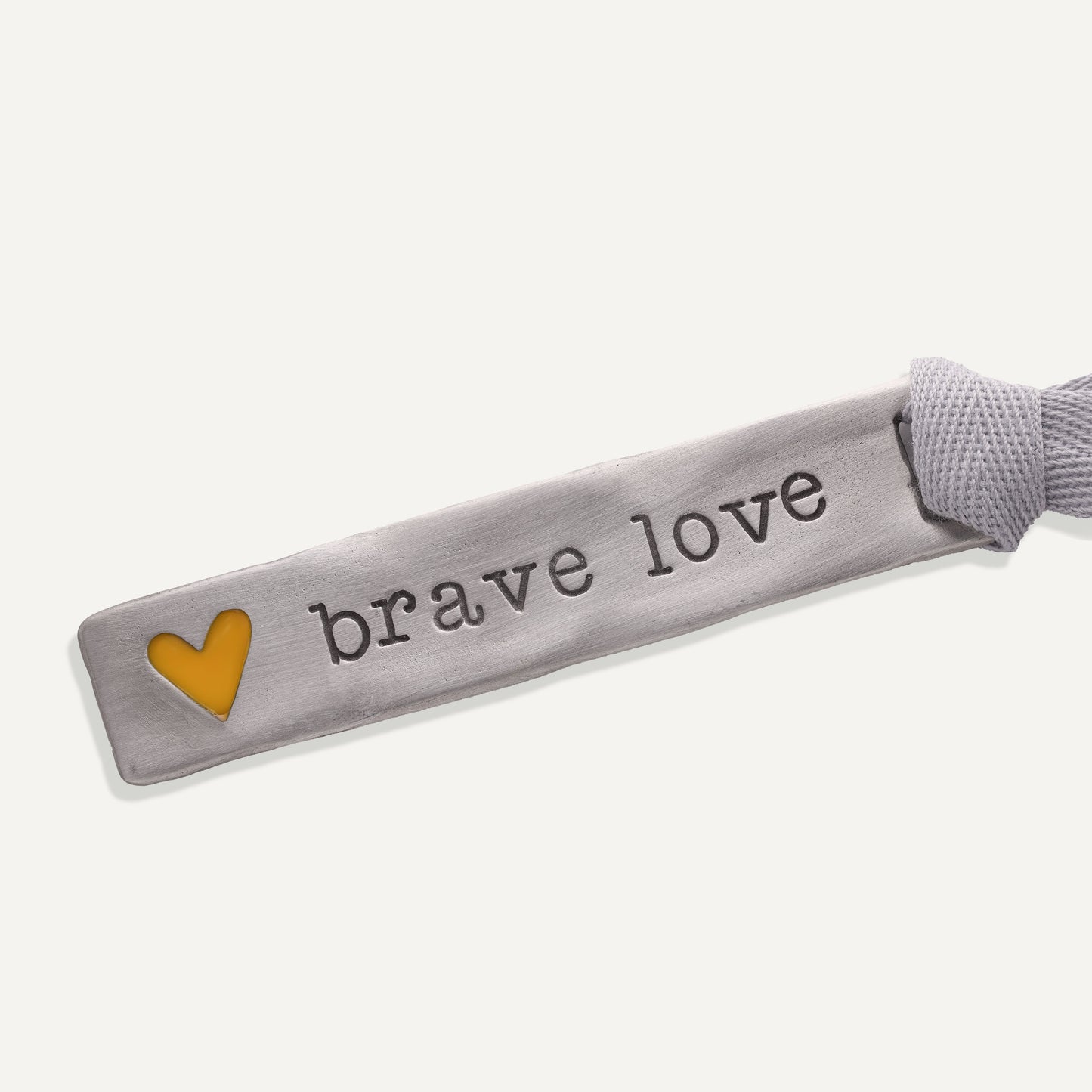 Brave Love® Bar Bookmark (Pewter)