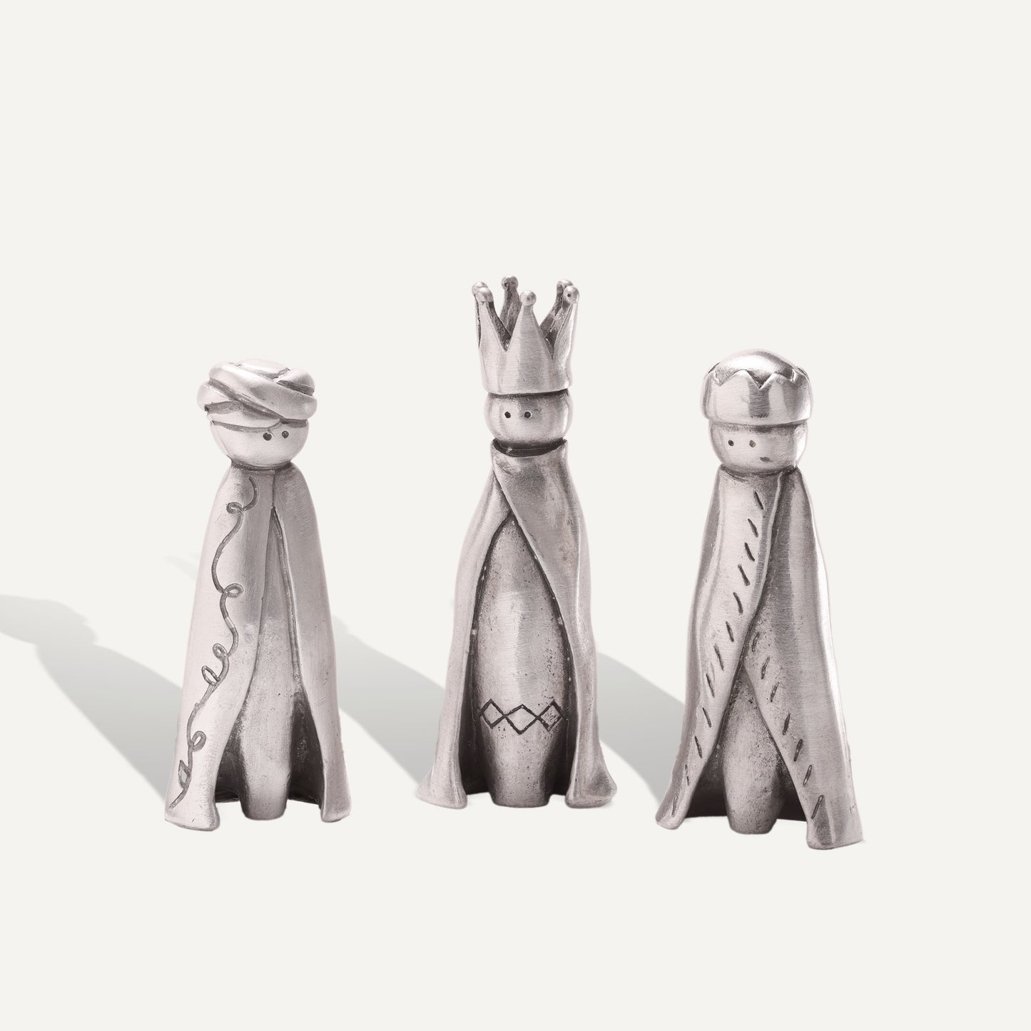 Wisemen Nativity Figurine Set (Pewter)