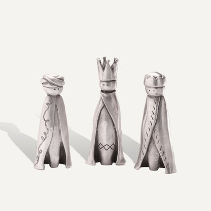 Wisemen Nativity Figurine Set (Pewter)
