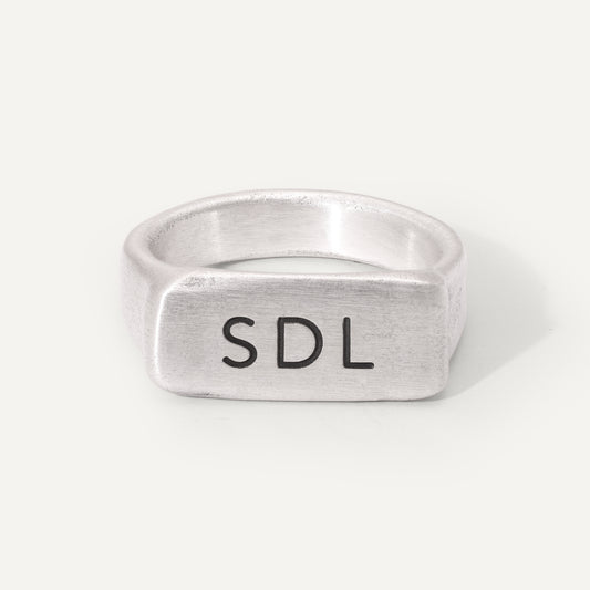 Make Your Mark Signet Ring (Sterling Silver)