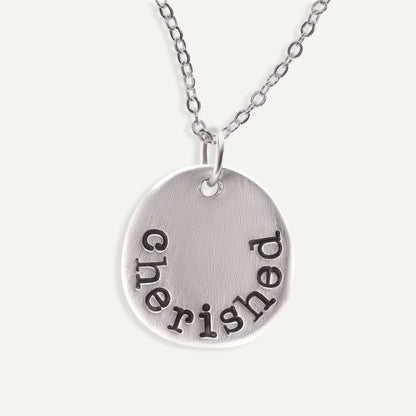 Cherished Necklace (Pewter)