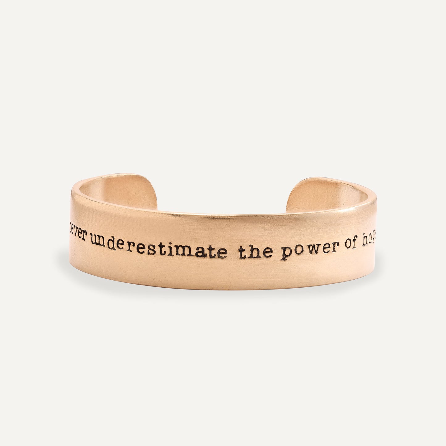 The Power of Hope Cuff (Gold Plated)