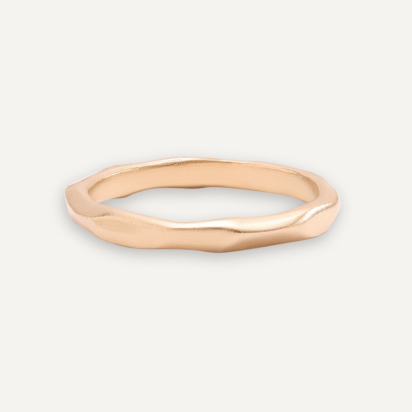 Geometric Stacking Ring (Yellow Gold Plated)