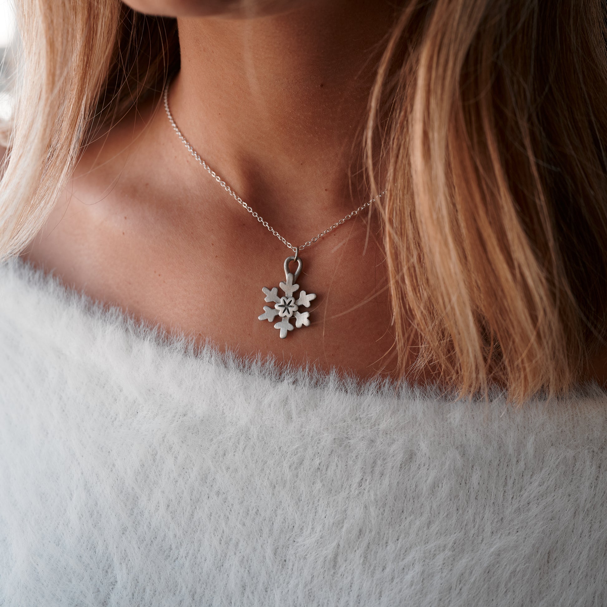 Snow Flurry Necklace (Pewter) - Lisa Leonard Designs