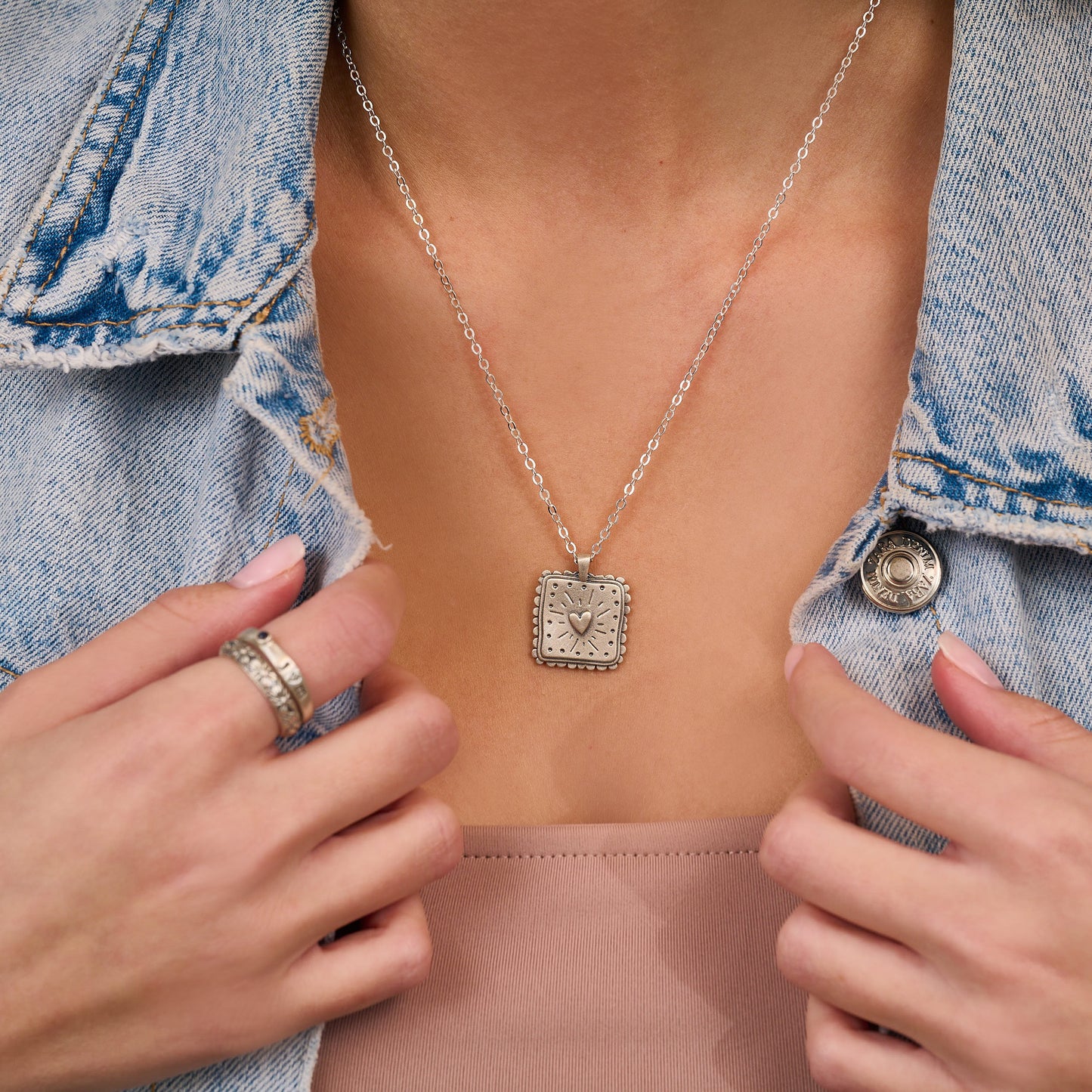 Love and Be Loved Necklace (Sterling Silver)