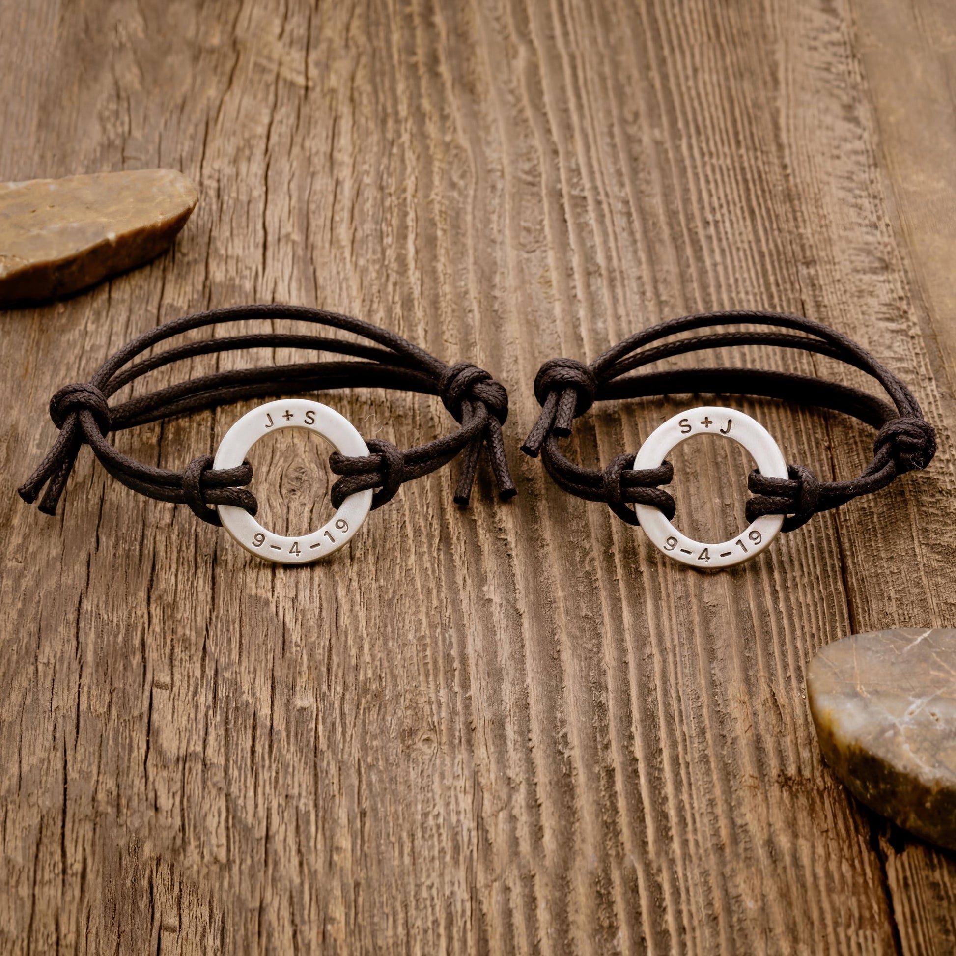 Lasting Bond Bracelet Set (Black) - Lisa Leonard Designs