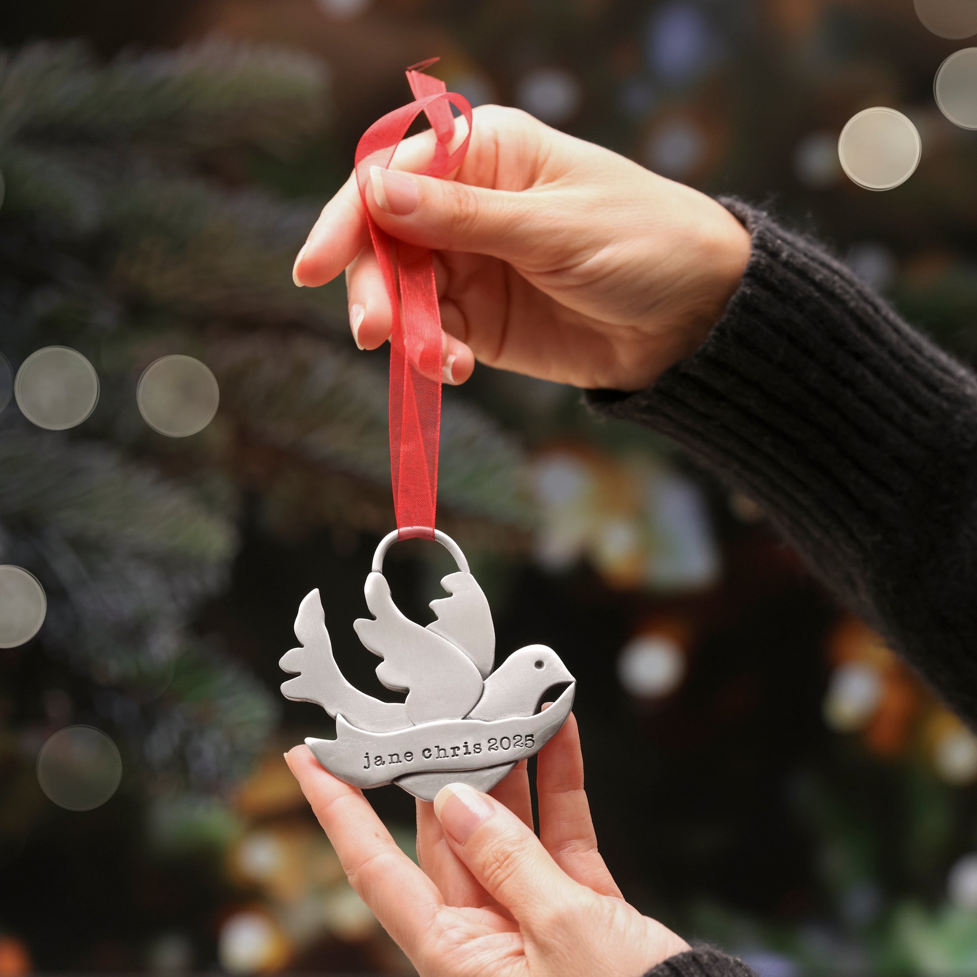 Bird Of Peace Ornament (Pewter) - Lisa Leonard Designs