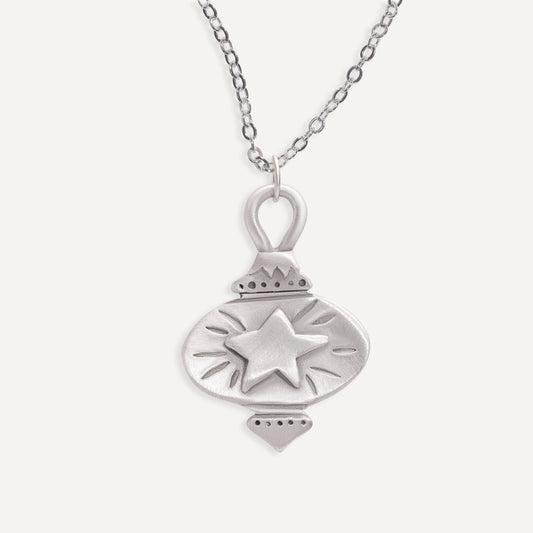 Vintage Ornament Necklace (Pewter)