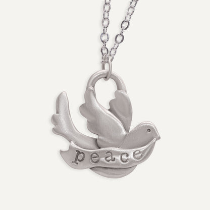 Bird Of Peace Necklace (Pewter)