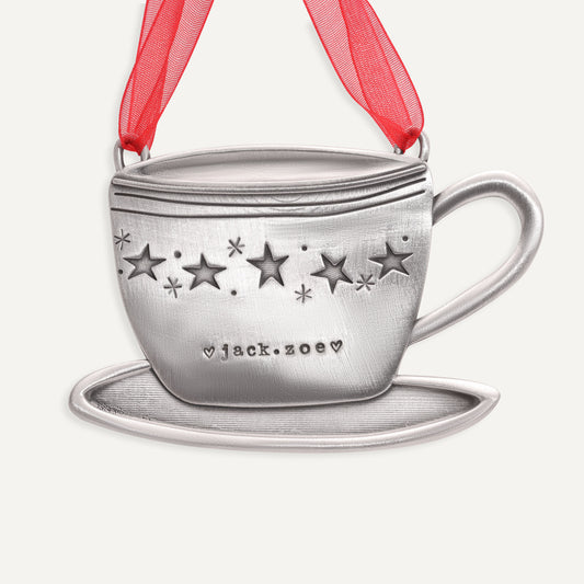Cozy Cup Ornament (Pewter)