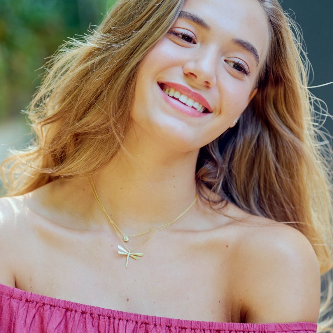 You are a Light Diamond Solitaire Pendant Necklace 0.5ct (14K Solid Gold)