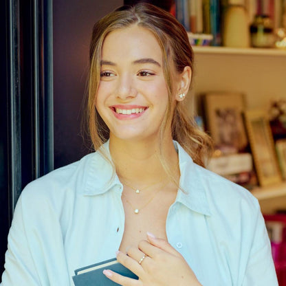 You are a Light Diamond Solitaire Pendant Necklace 0.5ct (14K Solid Gold)