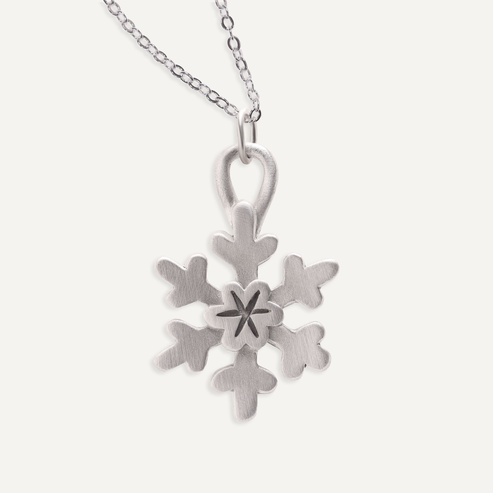 Snow Flurry Necklace (Pewter) - Lisa Leonard Designs