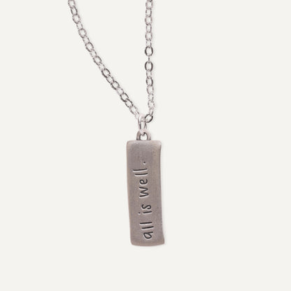 All Is Well Necklace (Sterling Silver)