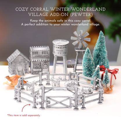 Extra Animal Nativity Figurine Set (Pewter)