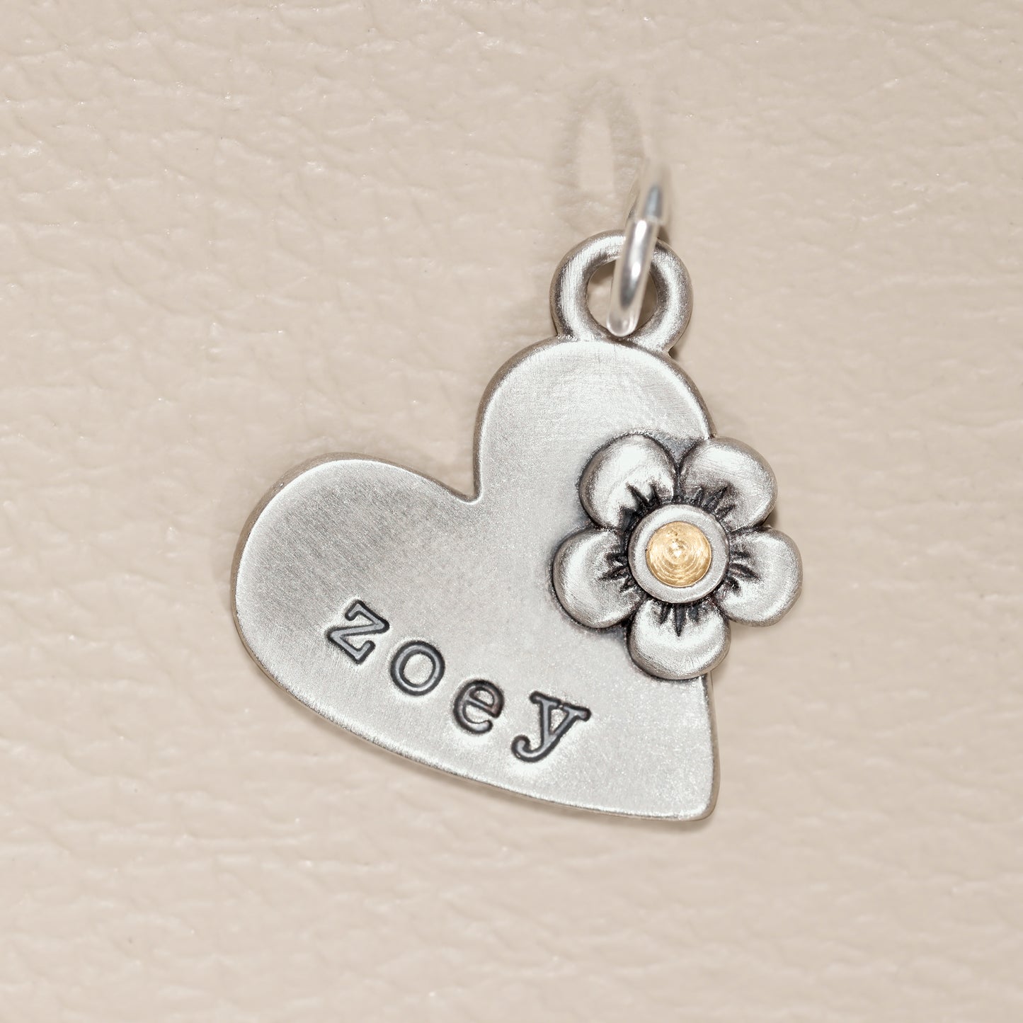 Personalized Birthstone Bloom Jumble Necklace (Sterling Silver)